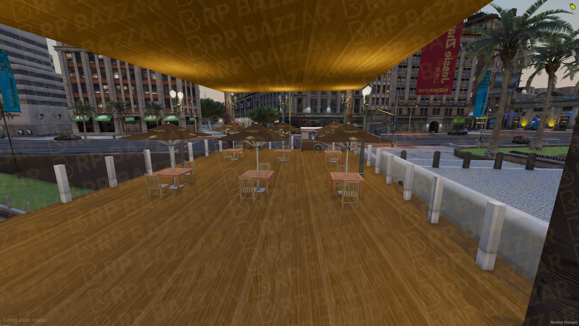 Classic Legion Square FiveM MLO — GTA RP Interior — ESX QB QBOX — RPBazzar