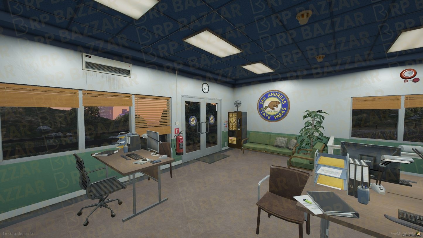 Rustic Park Ranger FiveM MLO — GTA RP Interior — ESX QB QBOX — RPBazzar