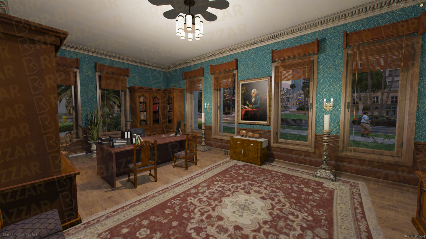 Historic City Hall FiveM MLO — GTA RP Interior — ESX QB QBOX — RPBazzar