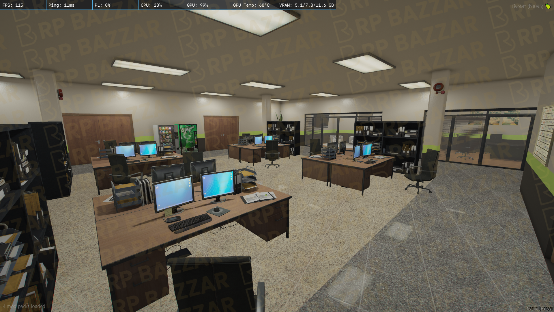 Penthouse Office FiveM MLO — GTA RP Interior — ESX QB QBOX — RPBazzar