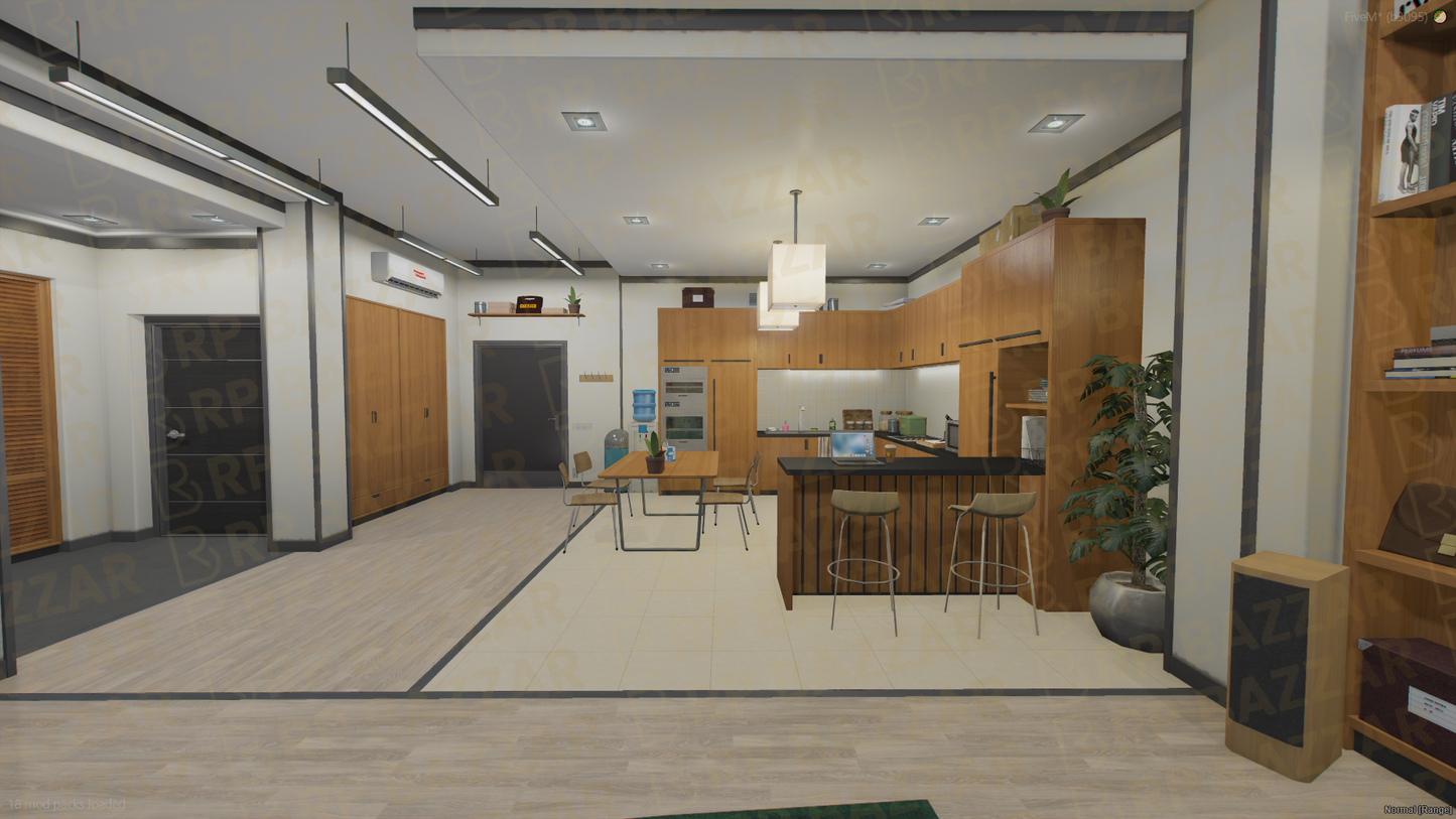 Stylish Apartment FiveM MLO — GTA RP Interior — ESX QB QBOX — RPBazzar
