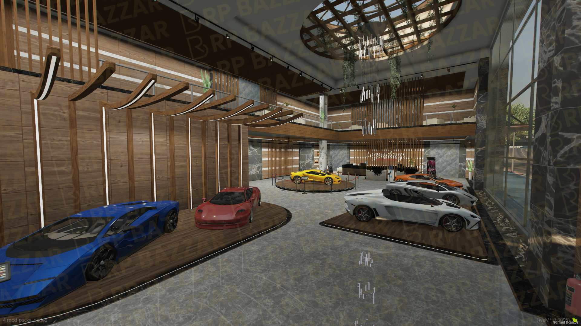 Streetside Vehicle Shop FiveM MLO — GTA RP Interior — ESX QB QBOX — RPBazzar