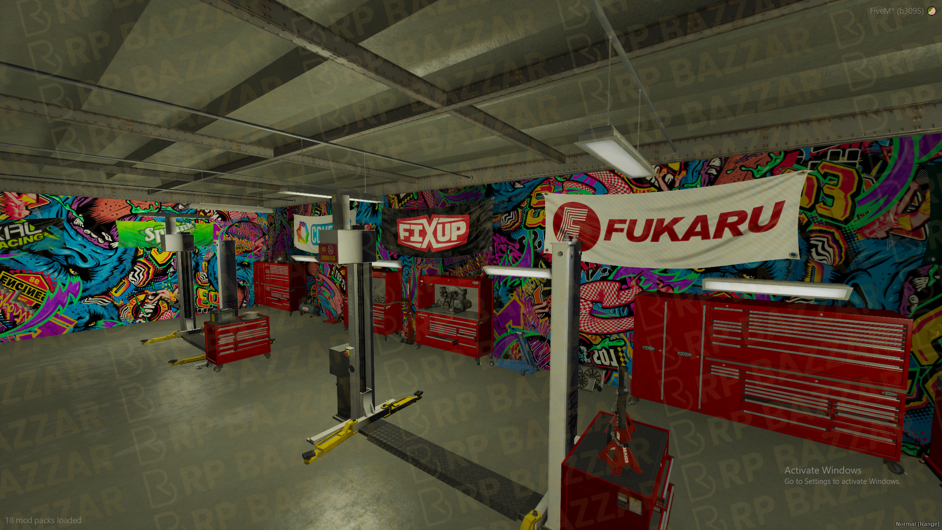 Abandoned Mechanic Shop FiveM MLO — GTA RP Interior — ESX QB QBOX — RPBazzar