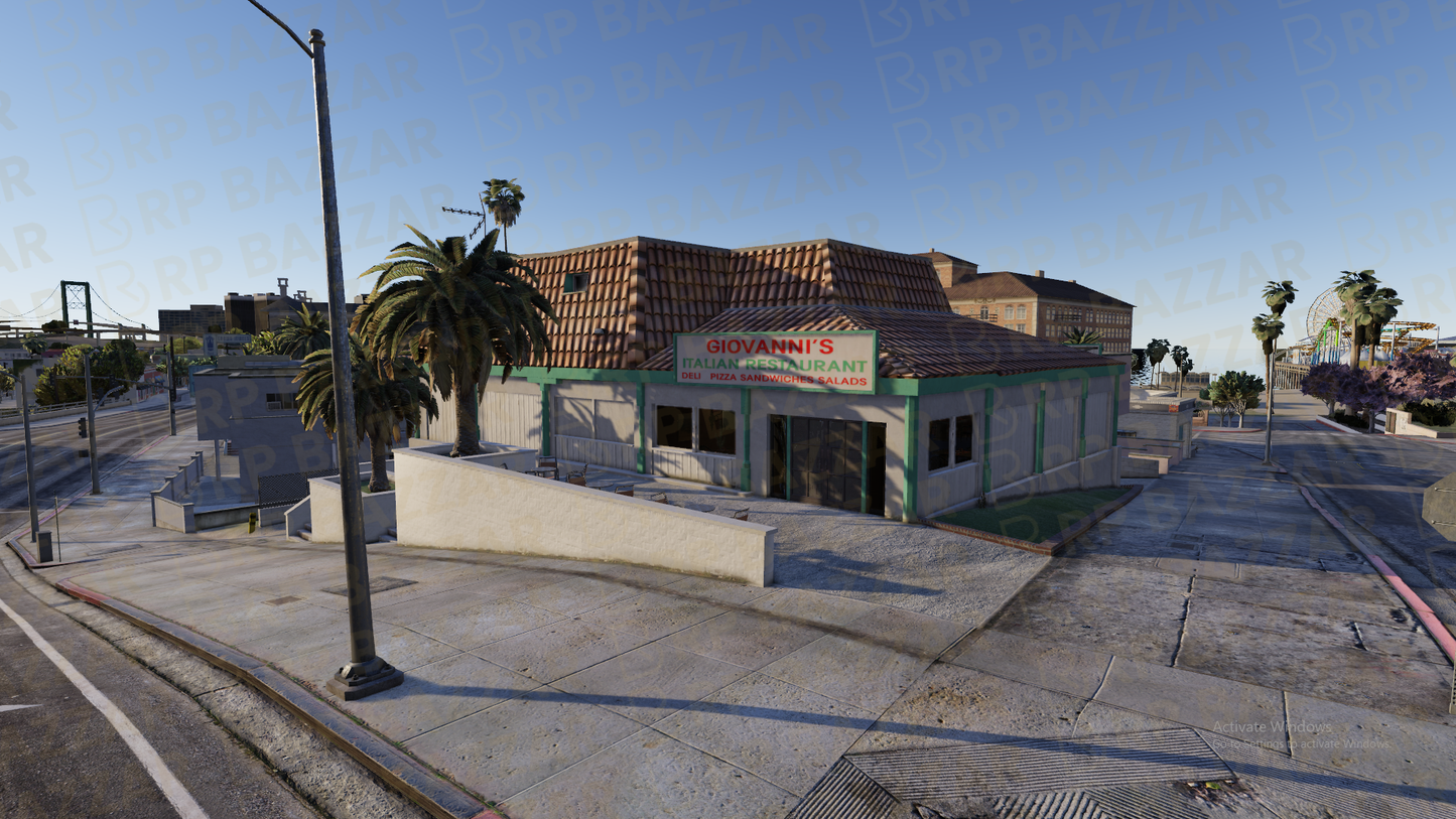 Downtown Diner FiveM MLO — GTA RP Interior — ESX QB QBOX — RPBazzar
