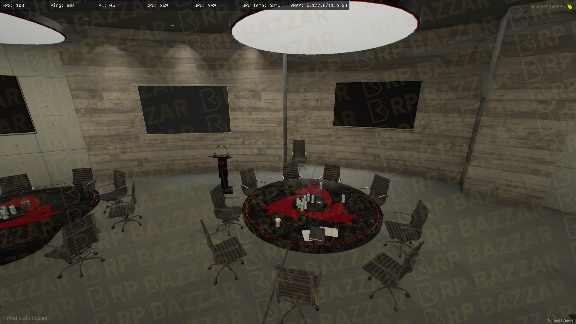Skyline Office FiveM MLO — GTA RP Interior — ESX QB QBOX — RPBazzar