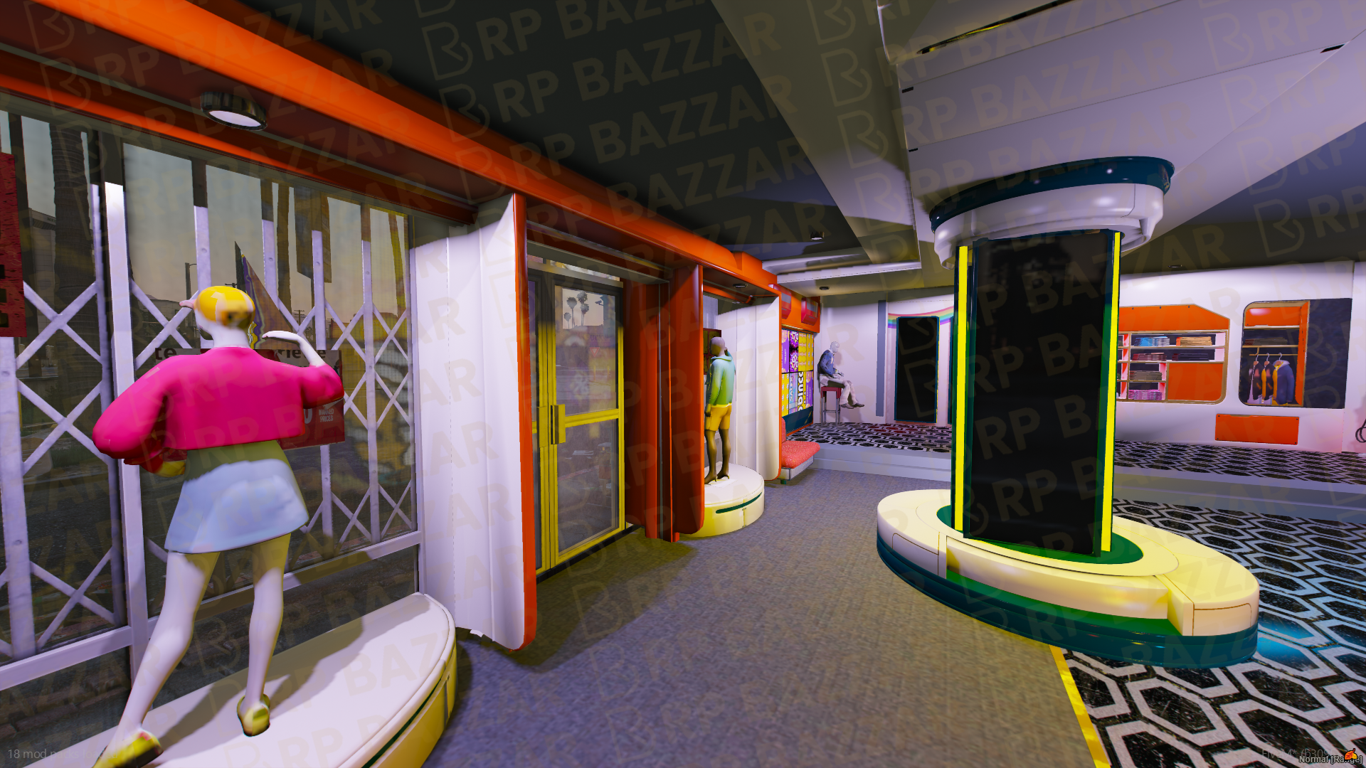 Boutique Clothing Store FiveM MLO — GTA RP Interior — ESX QB QBOX — RPBazzar