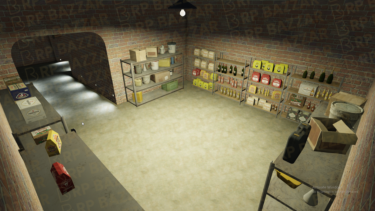 Abandoned Gang Basement FiveM MLO — GTA RP Interior — ESX QB QBOX — RPBazzar