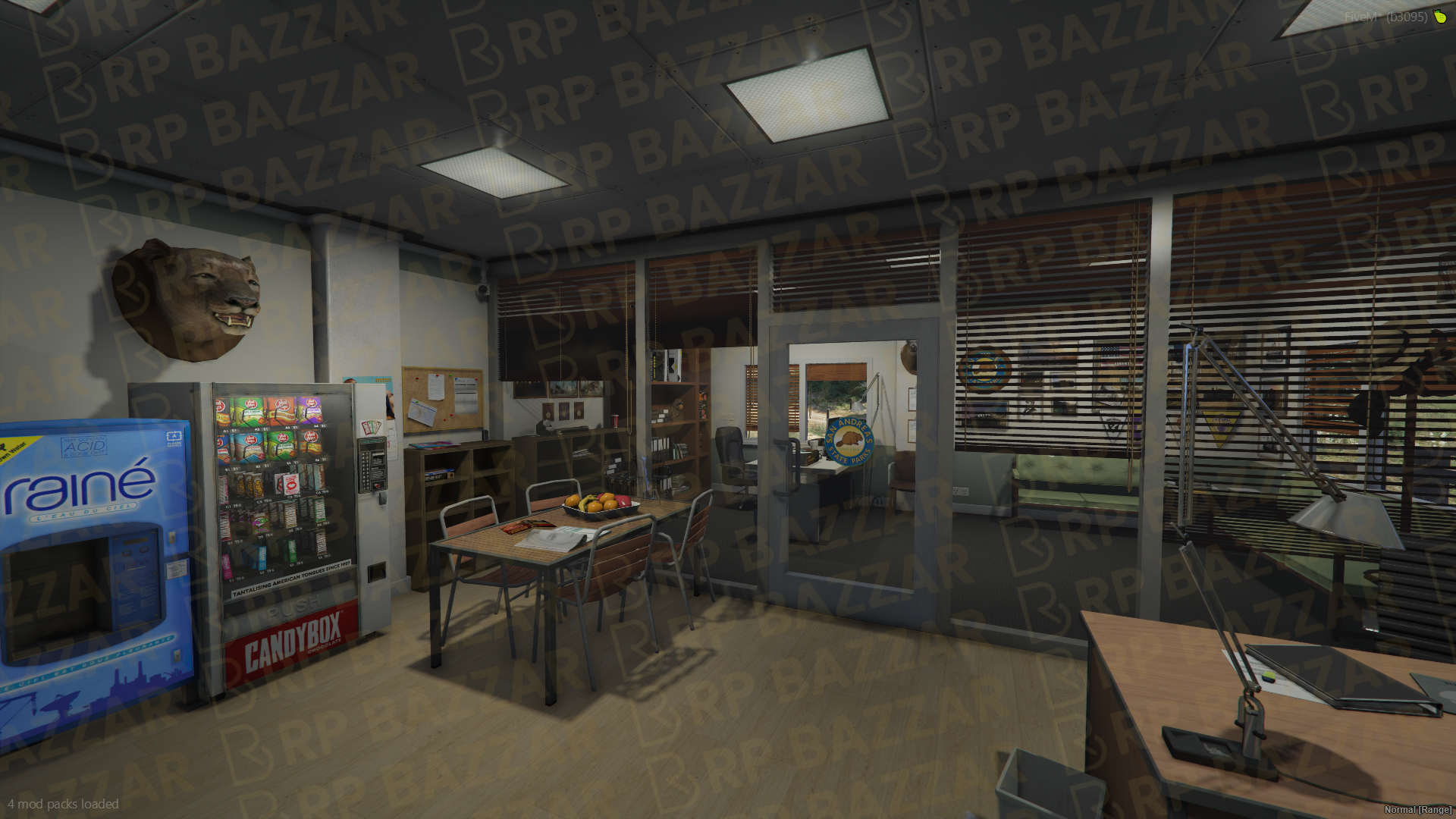 Capital Police Station FiveM MLO — GTA RP Interior — ESX QB QBOX — RPBazzar
