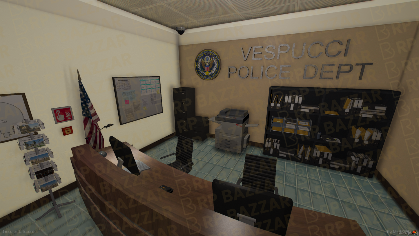 053.Police Station FiveM MLO — rpbazzar