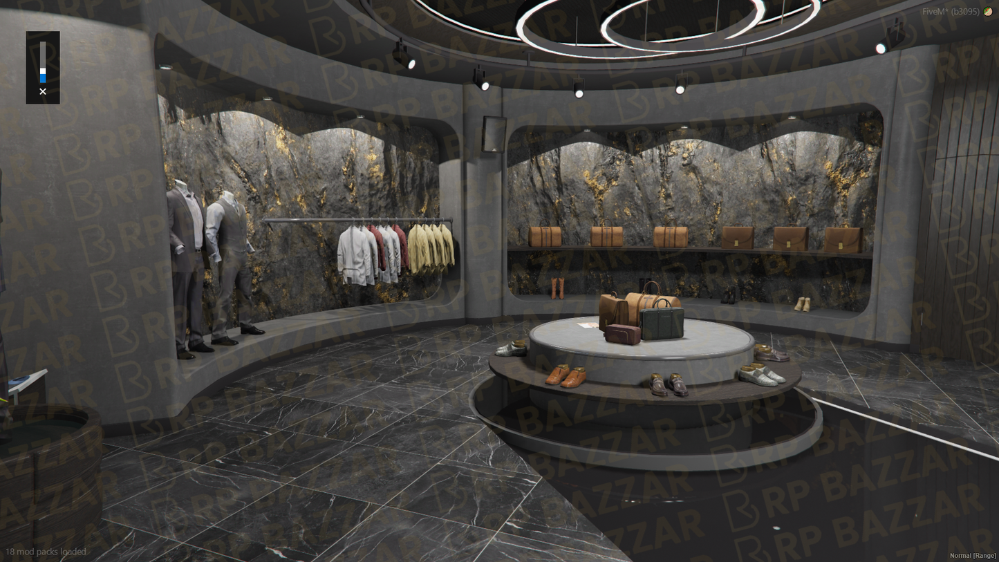 Elite Clothing Store FiveM MLO — GTA RP Interior — ESX QB QBOX — RPBazzar
