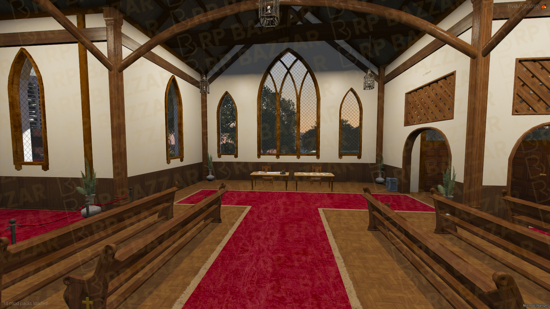 Old Church FiveM MLO — GTA RP Interior — ESX QB QBOX — RPBazzar