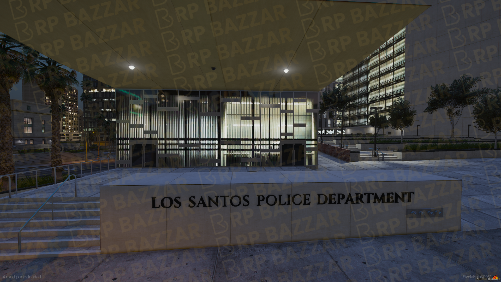 Tactical Police Station FiveM MLO — GTA RP Interior — ESX QB QBOX — RPBazzar
