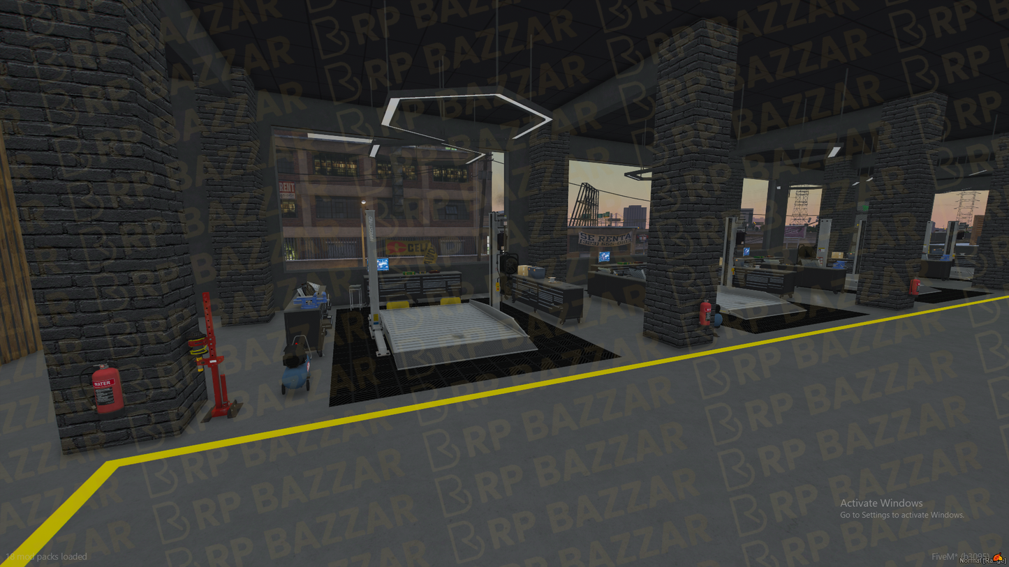 005.Mechanic Shops FiveM MLO — rpbazzar