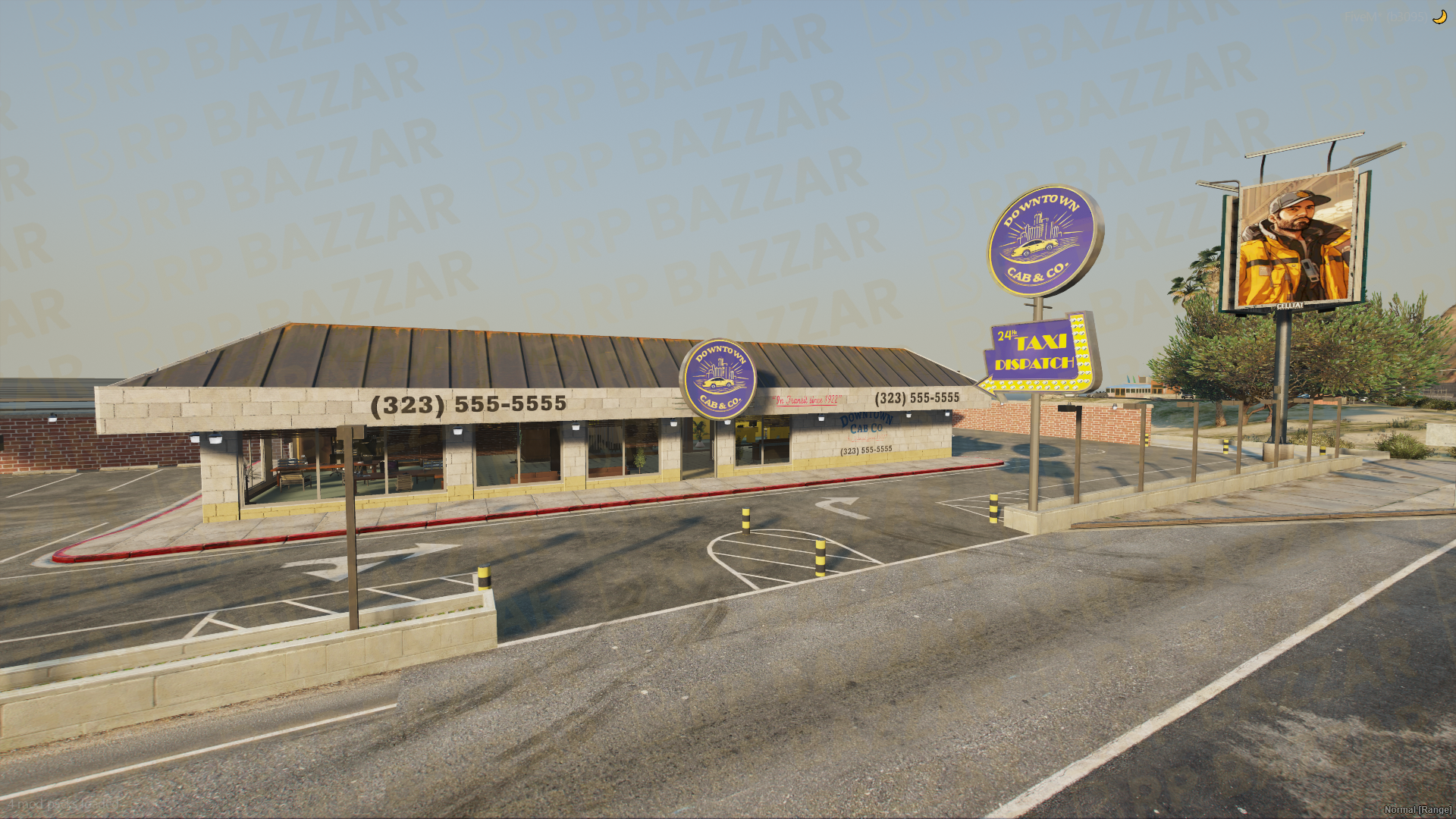 010.Taxi Depot FiveM MLO — rpbazzar