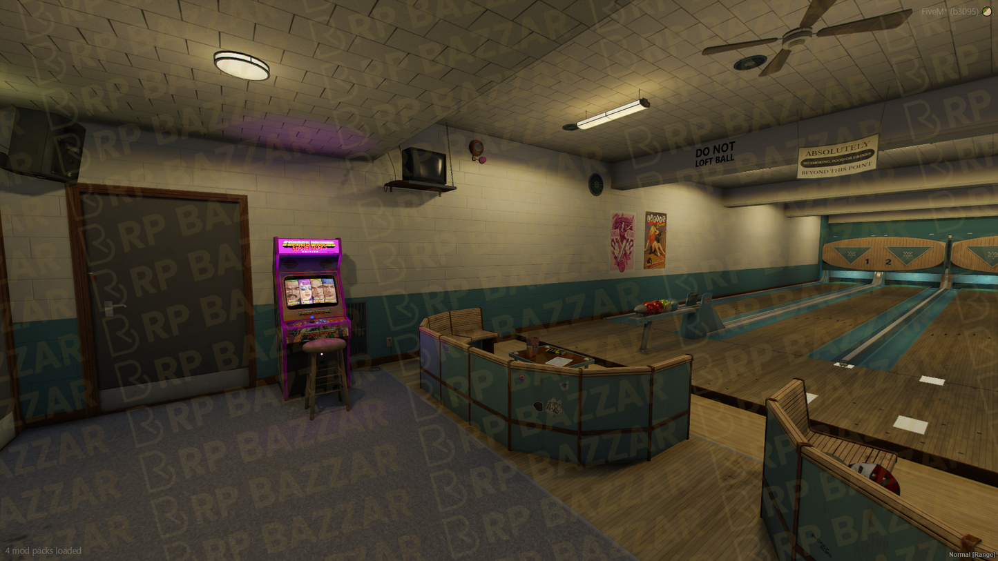 Streetball Sports Court FiveM MLO — GTA RP Interior — ESX QB QBOX — RPBazzar
