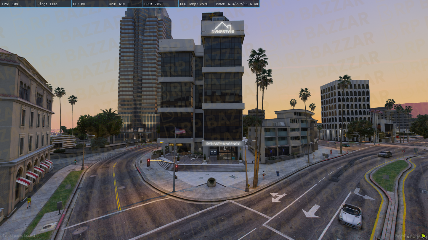 Minimal Office FiveM MLO — GTA RP Interior — ESX QB QBOX — RPBazzar
