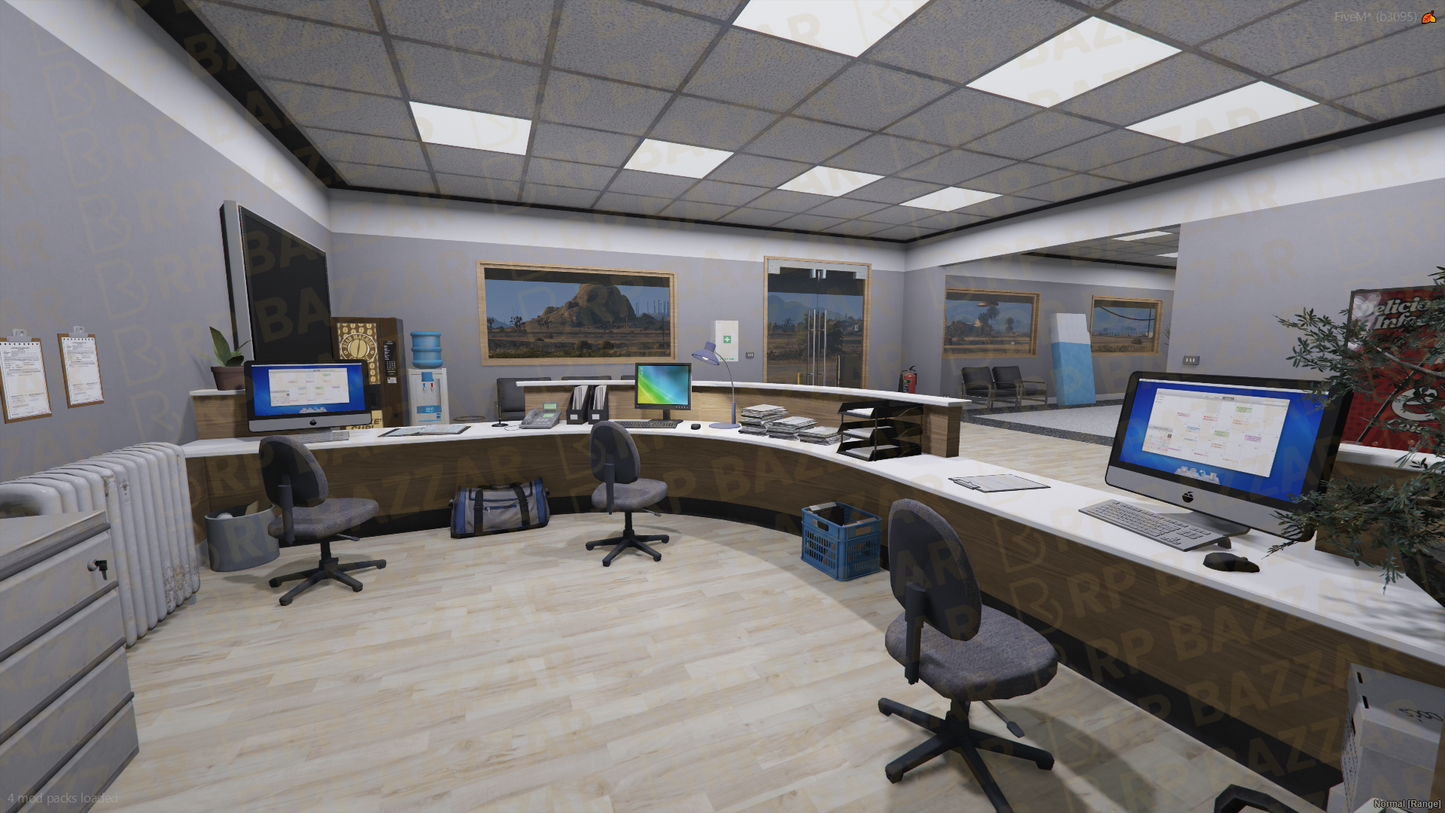 Southside Police Station FiveM MLO — GTA RP Interior — ESX QB QBOX — RPBazzar