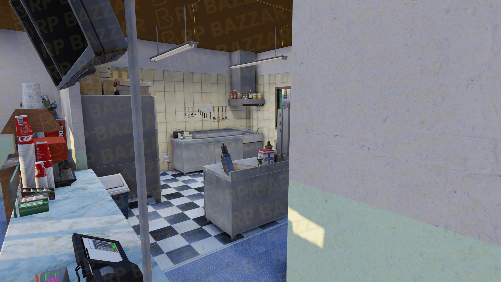 Industrial Canteen FiveM MLO — GTA RP Interior — ESX QB QBOX — RPBazzar