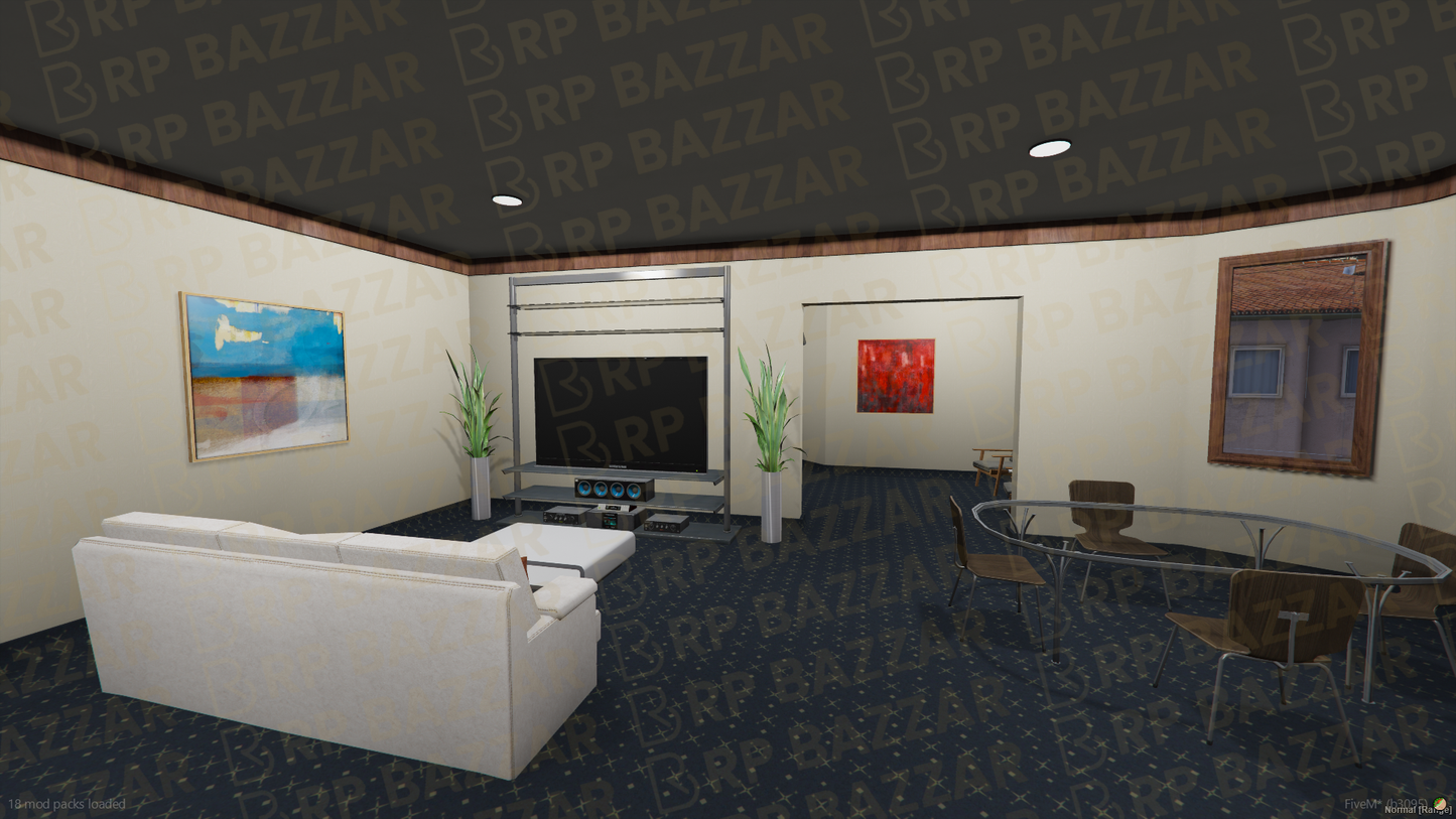 Minimalist Apartment FiveM MLO — GTA RP Interior — ESX QB QBOX — RPBazzar