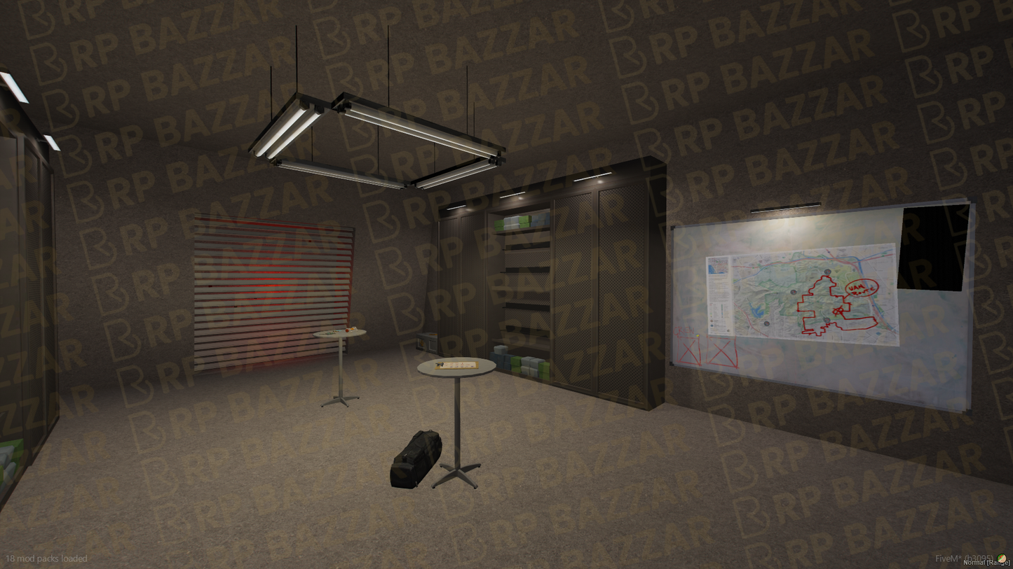 Underground Bunker FiveM MLO — GTA RP Interior — ESX QB QBOX — RPBazzar