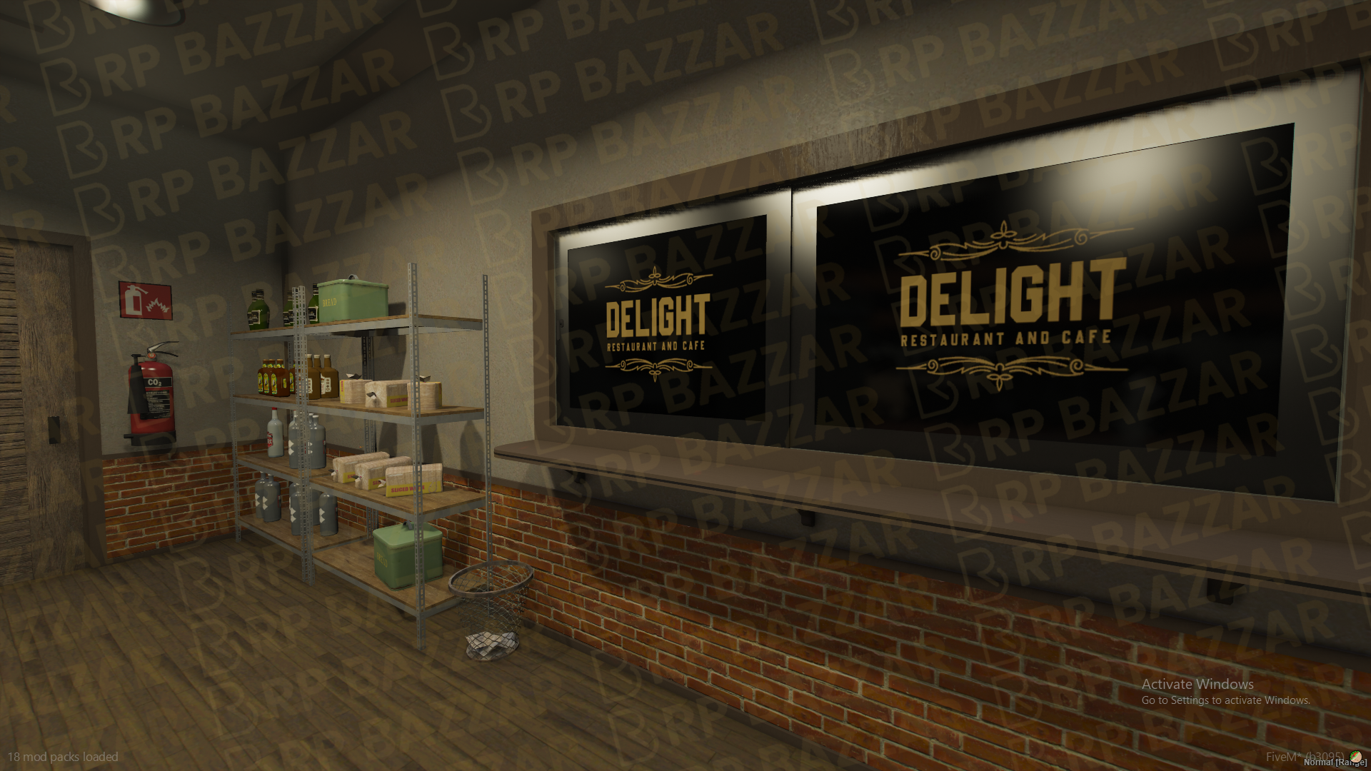Rustic Restaurant FiveM MLO — GTA RP Interior — ESX QB QBOX — RPBazzar