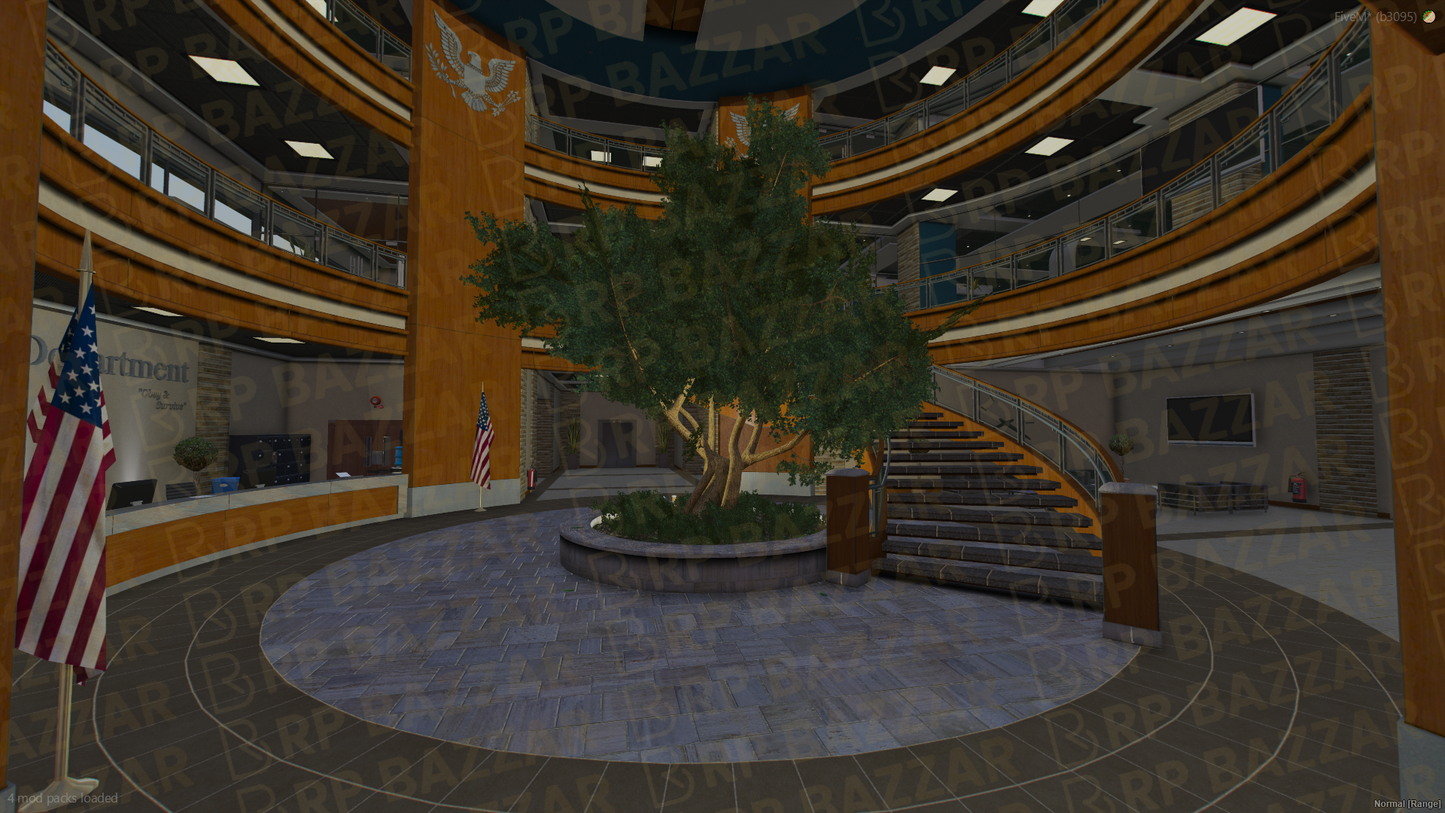 Tactical Police Station FiveM MLO — GTA RP Interior — ESX QB QBOX — RPBazzar