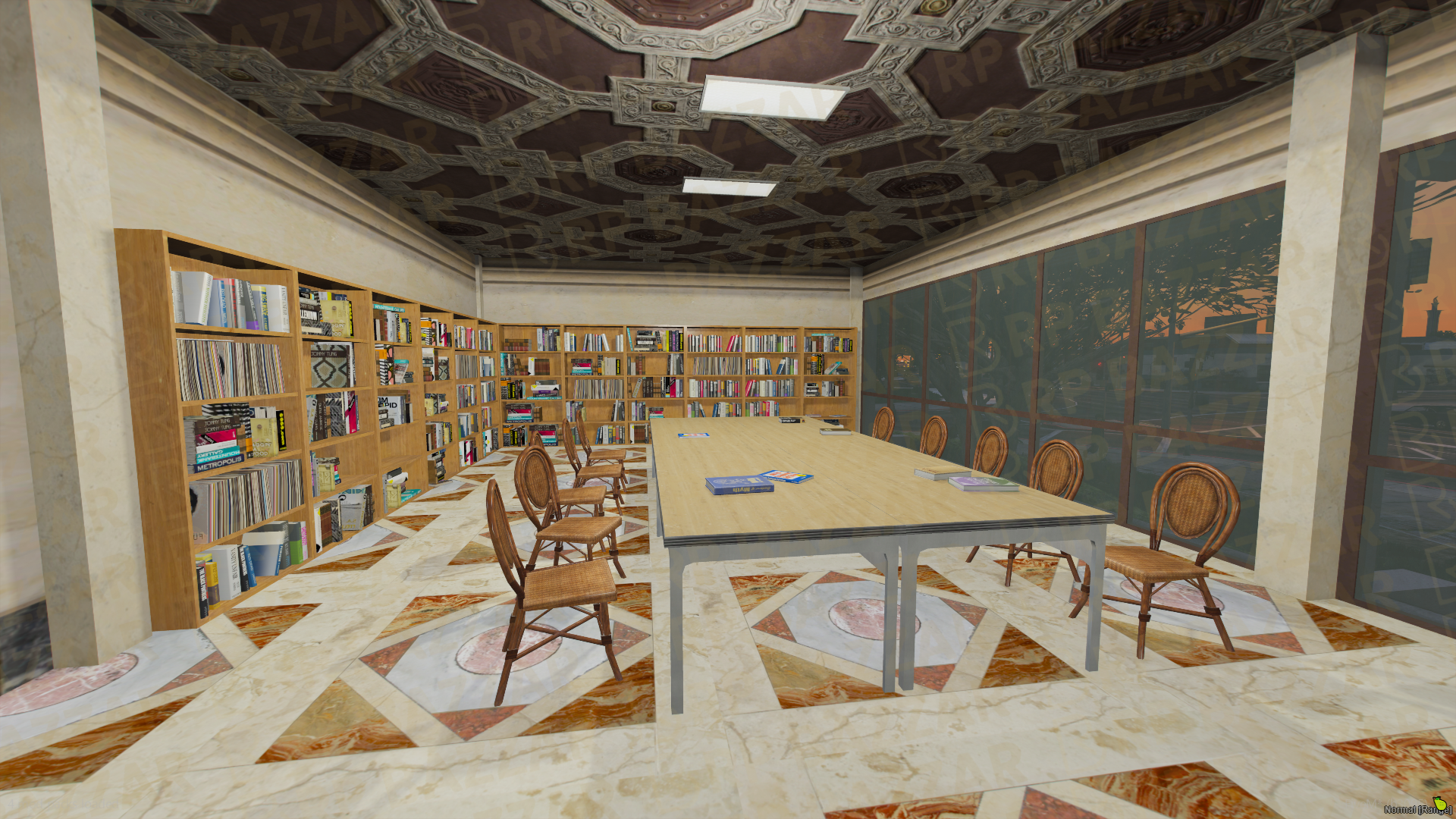 Quiet Library FiveM MLO — GTA RP Interior — ESX QB QBOX — RPBazzar