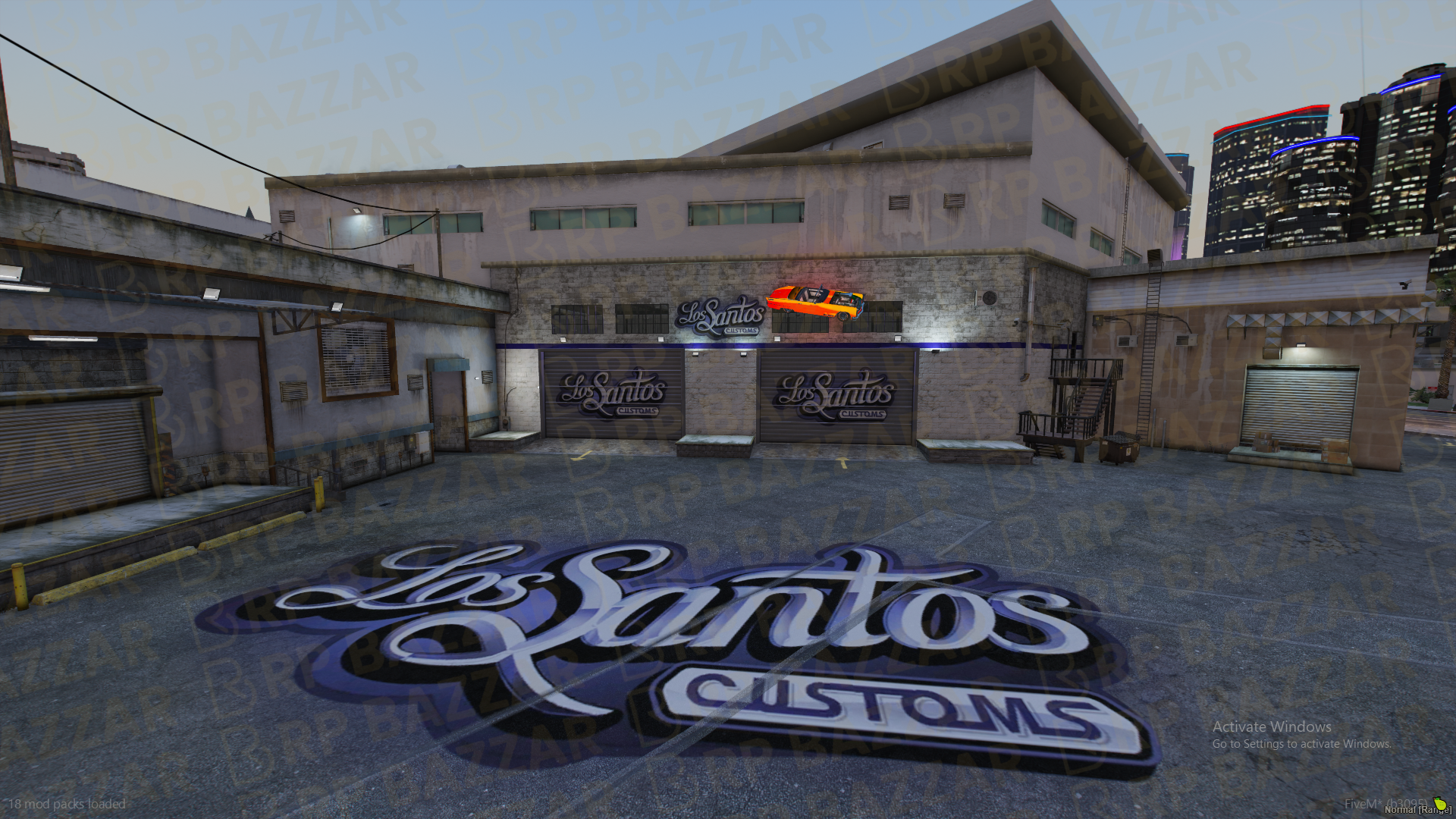 Elite Mechanic Shop FiveM MLO — GTA RP Interior — ESX QB QBOX — RPBazzar