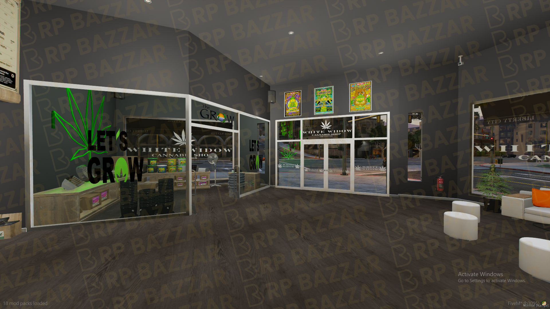 Neon Weed Store FiveM MLO — GTA RP Interior — ESX QB QBOX — RPBazzar