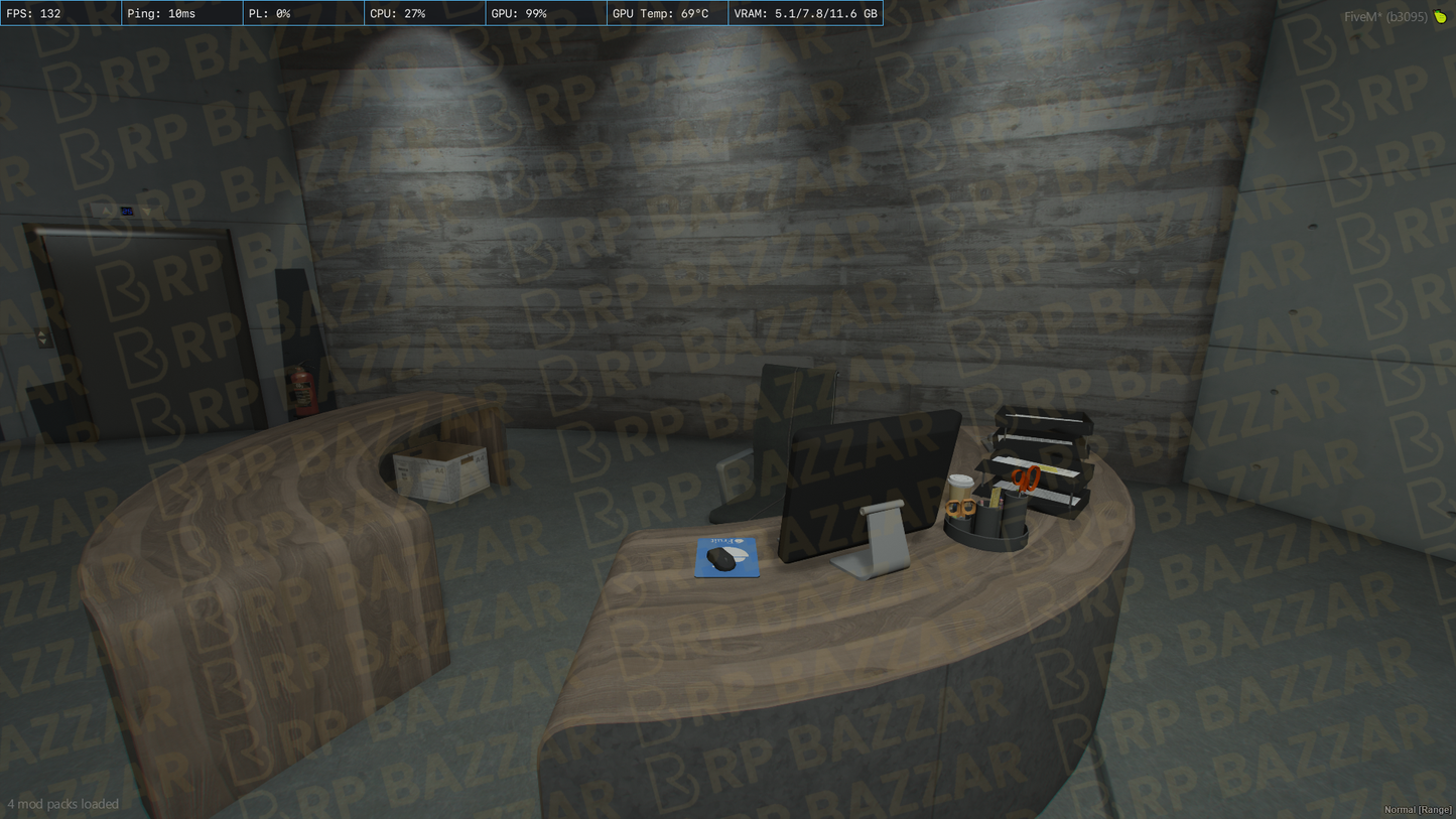 Skyline Office FiveM MLO — GTA RP Interior — ESX QB QBOX — RPBazzar