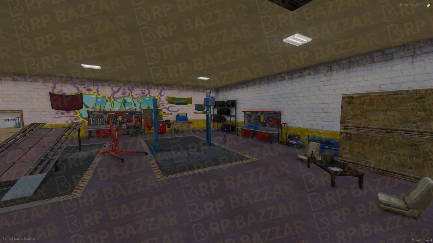Quick Repair Station FiveM MLO — GTA RP Interior — ESX QB QBOX — RPBazzar