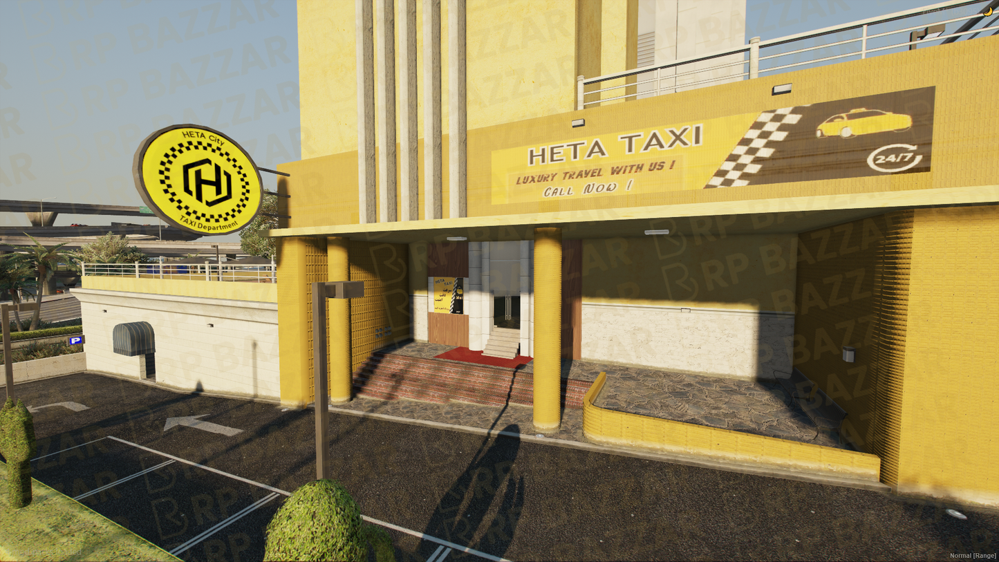Central Taxi Depot FiveM MLO — GTA RP Interior — ESX QB QBOX — RPBazzar