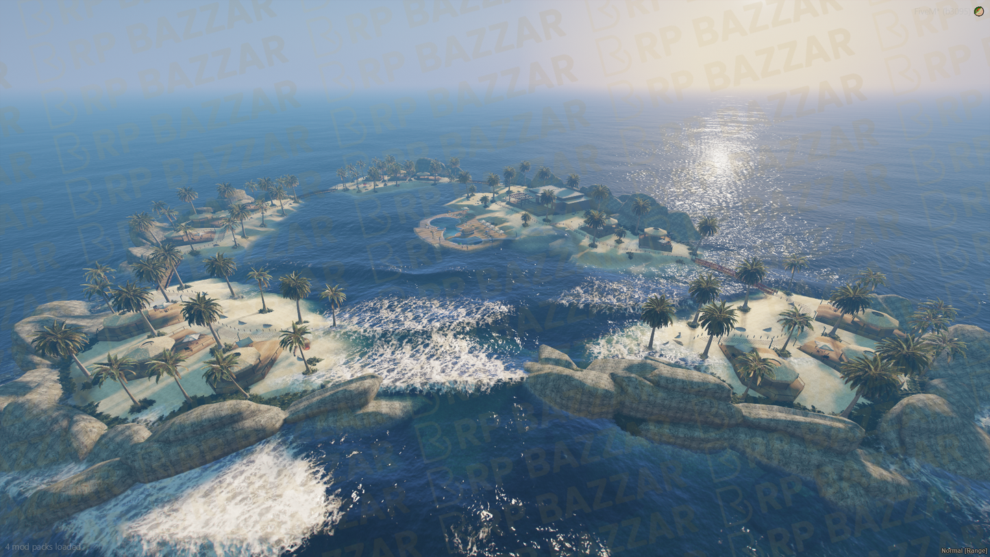 Remote Island FiveM MLO — GTA RP Interior — ESX QB QBOX — RPBazzar