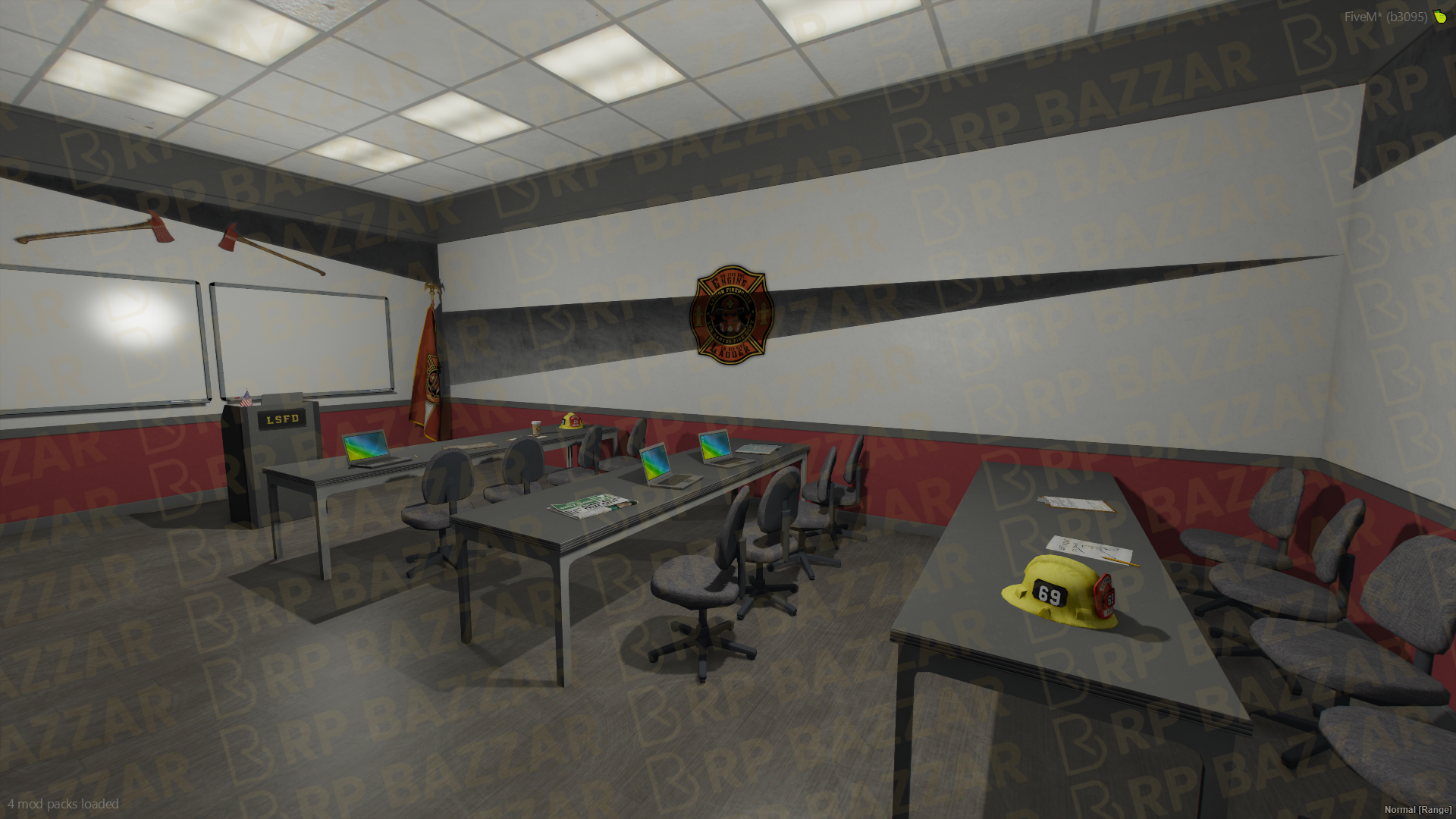 Urban Fire Department FiveM MLO — GTA RP Interior — ESX QB QBOX — RPBazzar