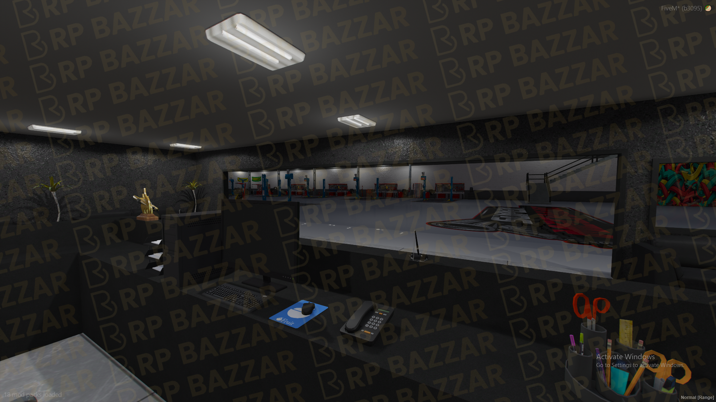 Grand Mechanic Shop FiveM MLO — GTA RP Interior — ESX QB QBOX — RPBazzar