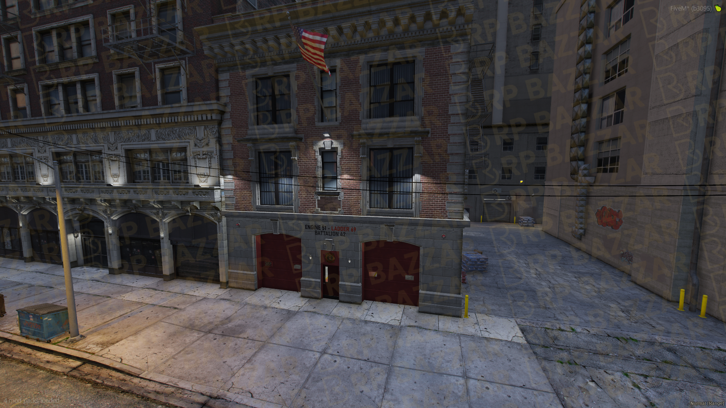 Urban Fire Department FiveM MLO — GTA RP Interior — ESX QB QBOX — RPBazzar