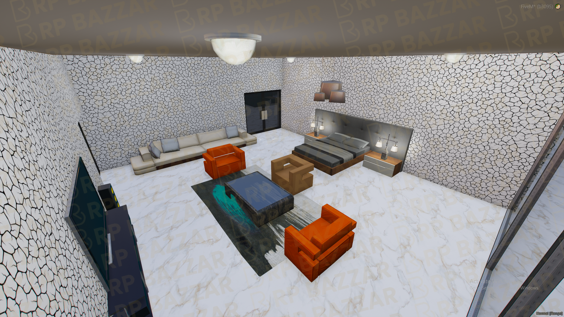Neon Mansion FiveM MLO — GTA RP Interior — ESX QB QBOX — RPBazzar