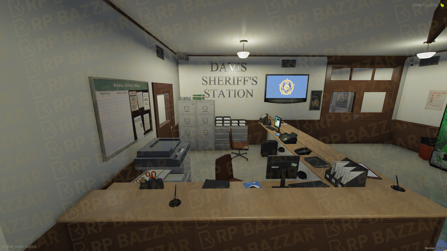 Westside Police Station FiveM MLO — GTA RP Interior — ESX QB QBOX — RPBazzar