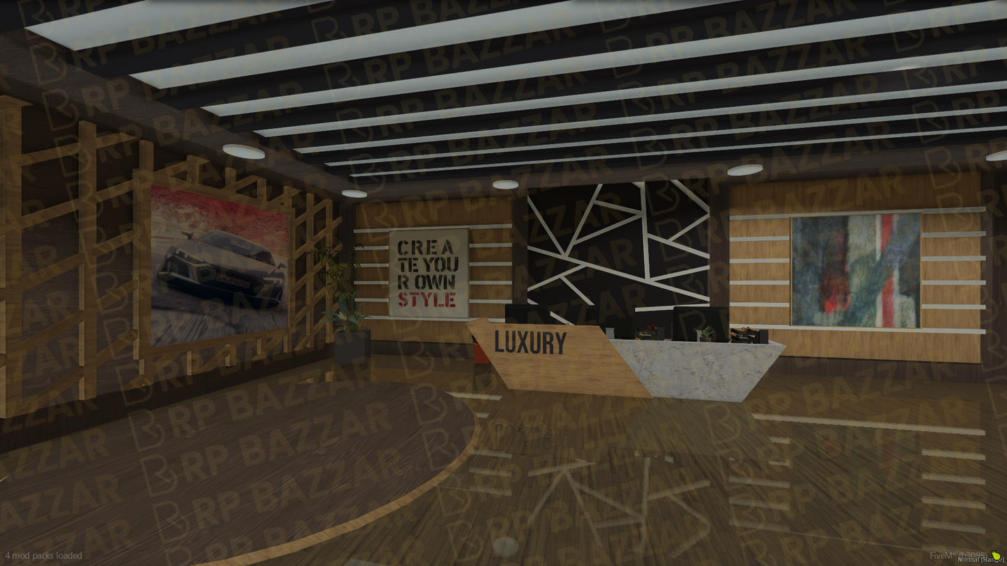 Grand Vehicle Shop FiveM MLO — GTA RP Interior — ESX QB QBOX — RPBazzar
