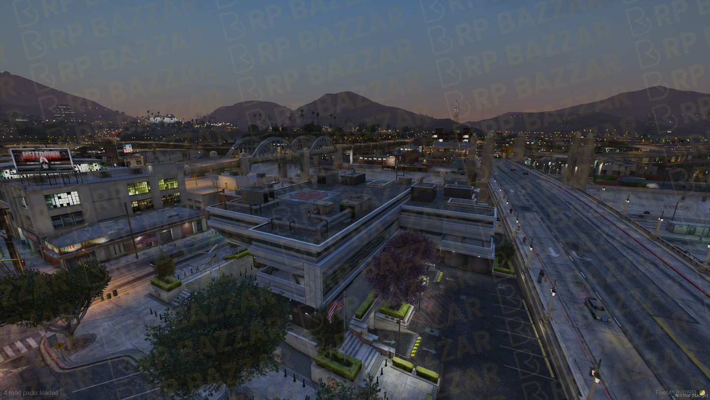 Sheriff Police Station FiveM MLO — GTA RP Interior — ESX QB QBOX — RPBazzar