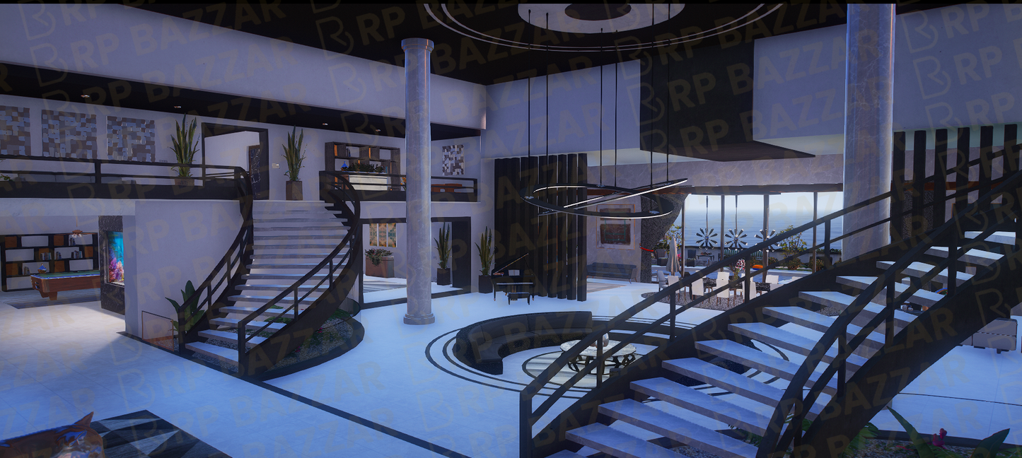 Elite Mansion FiveM MLO — GTA RP Interior — ESX QB QBOX — RPBazzar