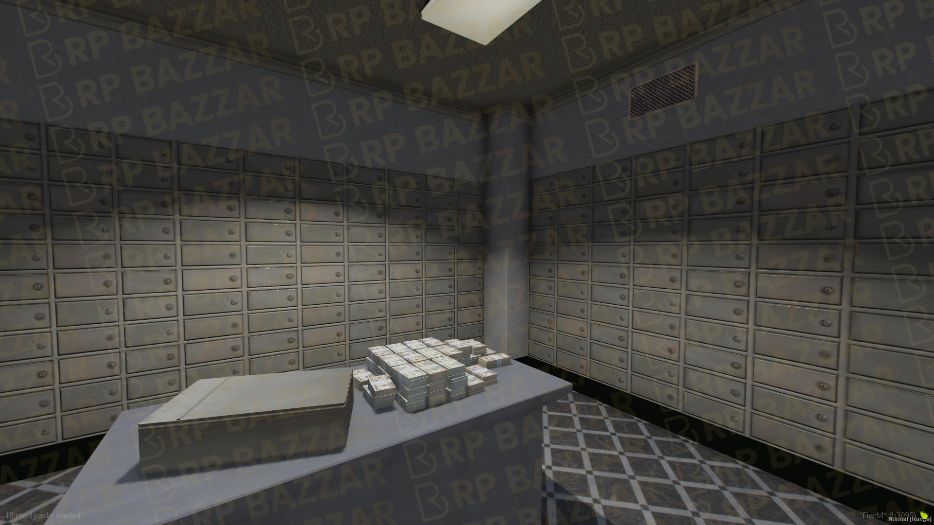 Vault Bank FiveM MLO — GTA RP Interior — ESX QB QBOX — RPBazzar