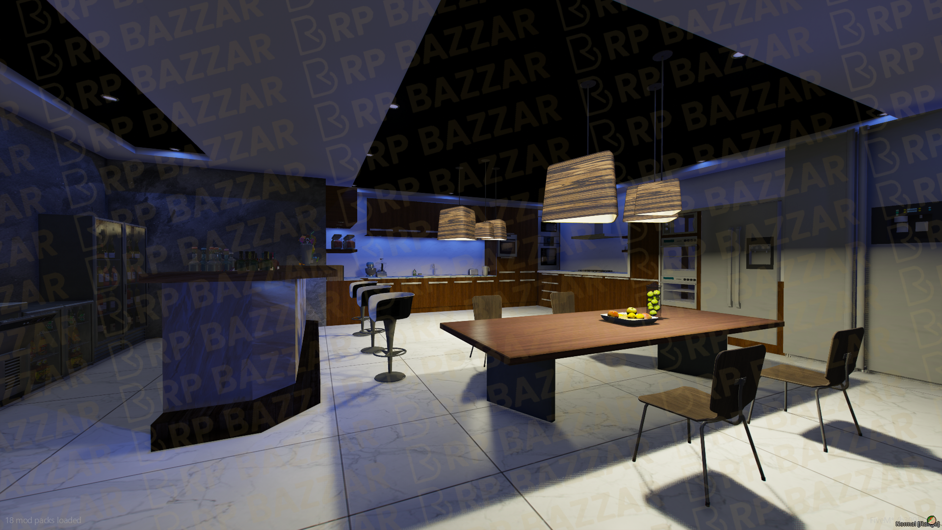 Hillside Mansion FiveM MLO — GTA RP Interior — ESX QB QBOX — RPBazzar