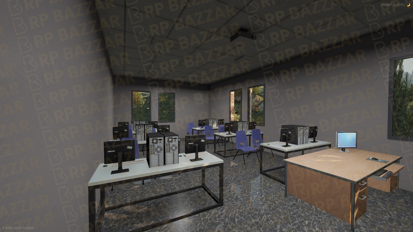 Classic School & University FiveM MLO — GTA RP Interior — ESX QB QBOX — RPBazzar