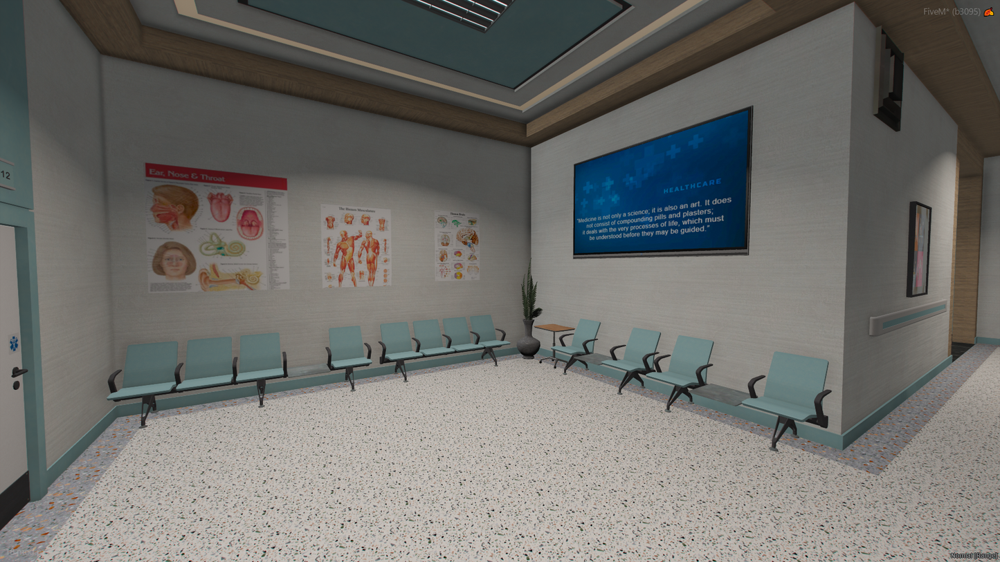 Regional Hospital FiveM MLO — GTA RP Interior — ESX QB QBOX — RPBazzar
