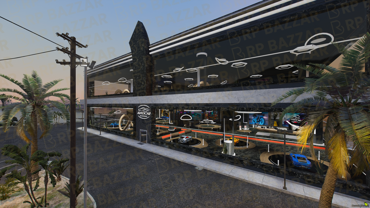 Velocity Vehicle Shop FiveM MLO — GTA RP Interior — ESX QB QBOX — RPBazzar