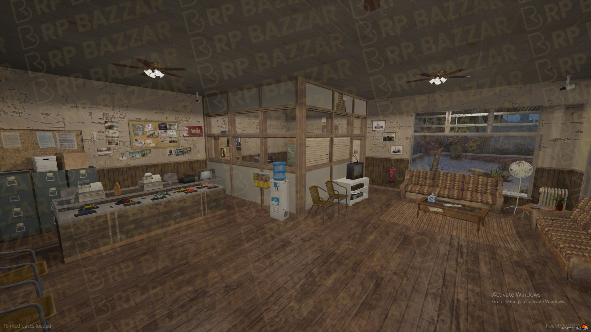 Gritty Mechanic Shop FiveM MLO — GTA RP Interior — ESX QB QBOX — RPBazzar