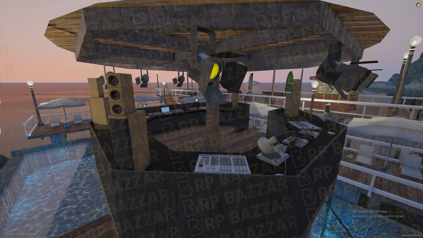 Tropical Beach Sided Area FiveM MLO — GTA RP Interior — ESX QB QBOX — RPBazzar