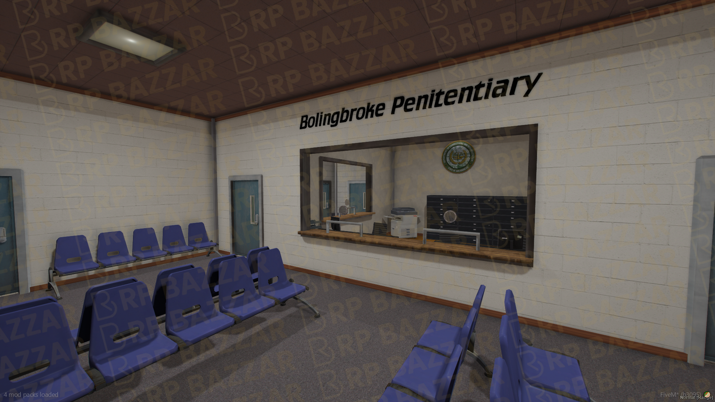 Fortified Prison FiveM MLO — GTA RP Interior — ESX QB QBOX — RPBazzar