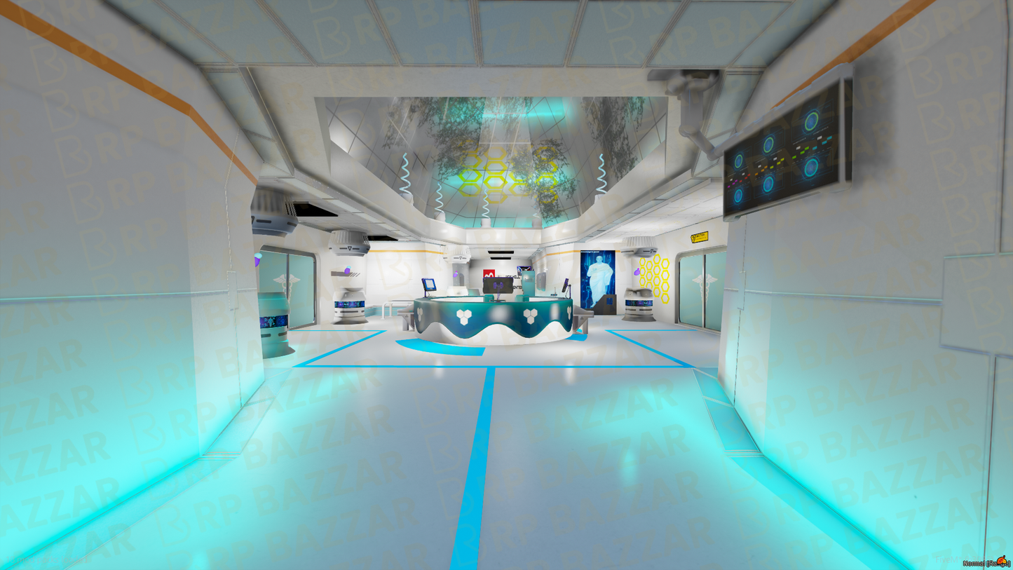 Eastgate Hospital FiveM MLO — GTA RP Interior — ESX QB QBOX — RPBazzar